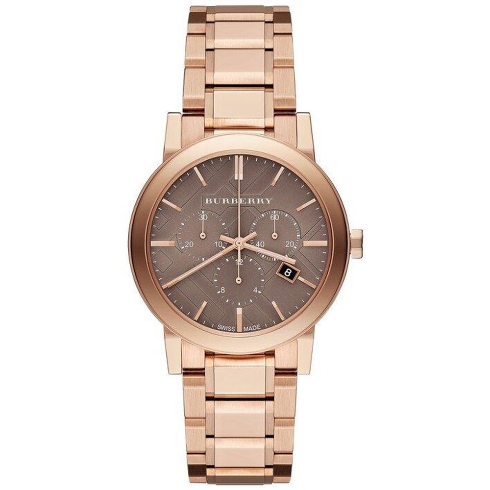 Burberry BU9754 The City Rose Gold-Ton Damenuhr Image