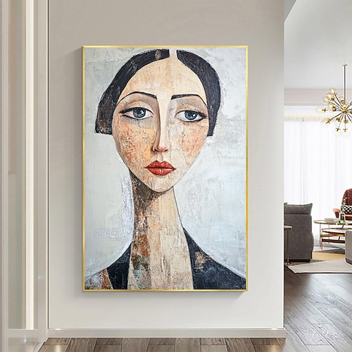 handgemaltes Pablo Picasso Frauen abstrakte Leinwand Kunst Ölgemälde handgemachte Firgure Ölgemälde für Wohnzimmer Schlafzimmer Wohnkultur Wandkunst schöne Mädchen Malerei Image