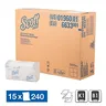 KIMBERLY-CLARK Essuie-mains enchevêtrés Scott Scottfold, 15 paquets de 240