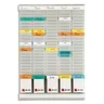 NOBO Planning WEEKLY PLANNER 5 bandes de 24 fiches indice 2