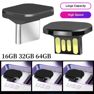 Car Mini USB C Flash Drive 16GB 32GB 64GB PenDrive Tiny Pen Drive USB2.0 Type C Car U Disk Storage