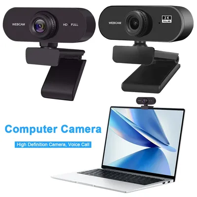 USB HD 1080P/2K Computer Web Camera Plug and Play with Microphone PC Webcam Autofocus Business