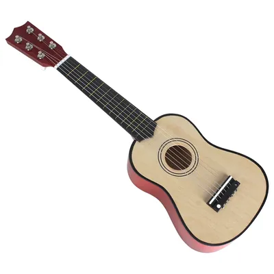 21 inch Portable Mini Guitar Learning Toy Gift Lightweight 6 Strings Ukulele Kids Beginners Portable