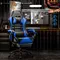 Ergonomic Gaming Chair with Footrest, Racing Style Video Game Chair for Adults, Reclining Gamer