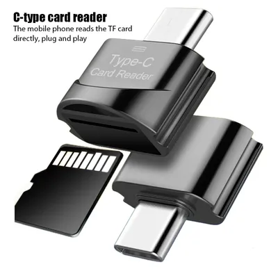 New USB 3.1 Type C To Micro-SD TF Adapter Cardreader High Speed Card Reader Smart Memory Card Reader