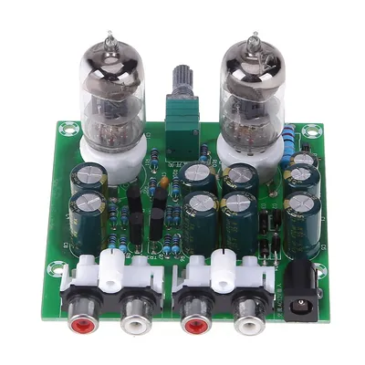 HiFi Stereo Electronic Tube Preamplifier Board Finished Preamp Amplifer Module Amp Effect Parts