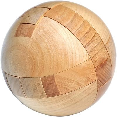 Wooden Puzzle Magic Ball Brain Teaser Toy Intelligence Game Ball Puzzle Halloween Christmas Thanksgiving Day Gift