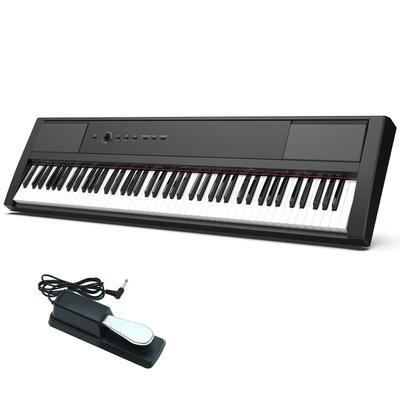 88 Key Semi-Weighted Digital Keyboard Piano,Built Speakers,Pedal