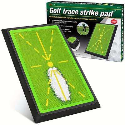 TEMU 1pc Golf Training Mat For Swing Detection Batting, Golf Trace Detection, Golf Swing Practice Pads