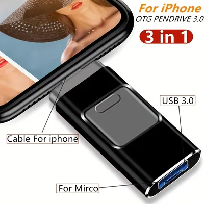 USB-Stick 2T 1T High Speed 512G 256G Sticks Externe Speicher Pen Drive Für Telefon iPhone Android PC Image