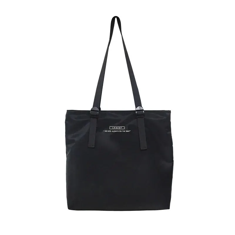 Einkaufstasche Schulter tasche Nylon wasserdichte Mode koreanische Hip Hop Street Bag Umhängetasche große Kapazität Umhängetasche für Frauen