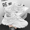 Männer Chunky Turnschuhe Dicken Boden Lace Up Atmungsaktive Vulkanisieren Schuhe Mann Herbst Laufschuhe Sport Schuhe Männer Casual Nicht-slip Schuhe