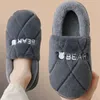Große Größe 48 49 Männer Hause Hausschuhe Winter Warme Plüsch Rutschen Paare Innen Wohnungen Anti-slip Schlafzimmer Schuhe Frauen herbst Pelzigen Rutschen