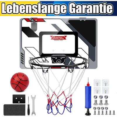 Dayplus - Basketballring Hangring Basketballkorb Ø40cm Netz Befestigungsschrauben Outdoor