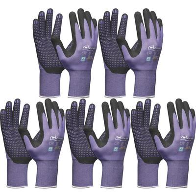 Arbeitshandschuh Gebol Handschuhe Multi Flex Lady lila Größe 8 (m) 5 Paar