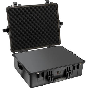 Pelican 1600 Case with Foam Set (Black) 1600-000-110