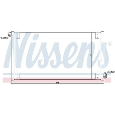 NISSENS Kondensator, Klimaanlage für FIAT 46809637 940025