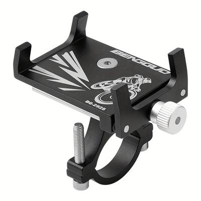 TEMU Bike Phone Holder Mount, Aluminum Motorcycle Phone Holder Mount, Universal Bike Phone Mount Image