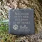 Pierre commémorative de jardin pour chien, cadeau commémoratif pour animaux de compagnie, perte de canard, cadeaux pour chiens, chemin de jardin, marqueur de tombe pour animaux de compagnie