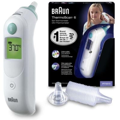 Braun IRT6515Fieberthermometer weiß Thermoscan6Messung im Ohr