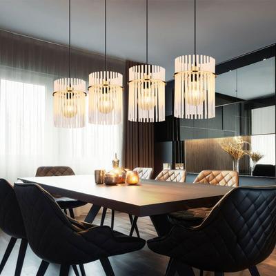 Globo Lighting - led Hängeleuchte Pendellampe Glasstäbe Esszimmerleuchte Deckenleuchte Image
