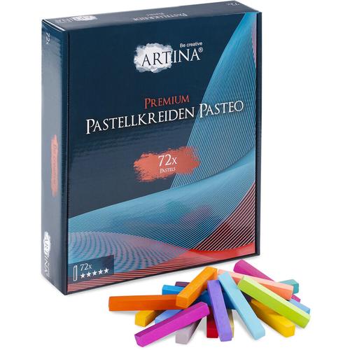 Premium Pastellkreide Softpastellkreide Pasteo 72 - Artina