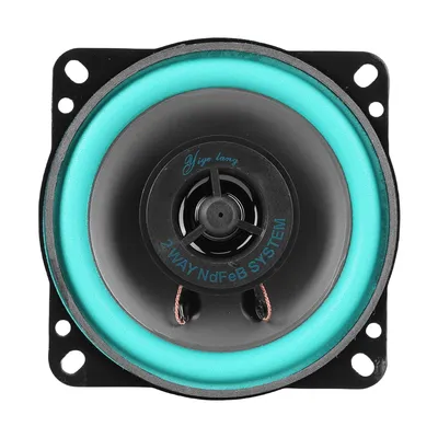 4/5/6 Inch HiFi Coaxial Subwoofer 100W/160W Full Range Speaker Sensitivity 92dB Car Subwoofer Stereo