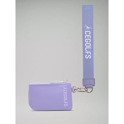 Purple Pouch Wristlet