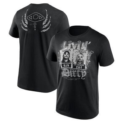 WWE Dom & Liv Livin' Dirty T-Shirt - Schwarz - Herren Image