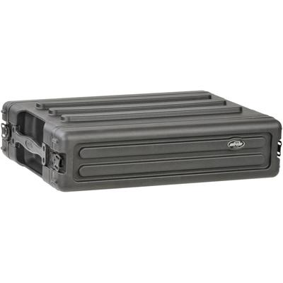 SKB Cases 2U Shallow Roto Rack Wth Steel Rals 10.5in 1SKB-R2S