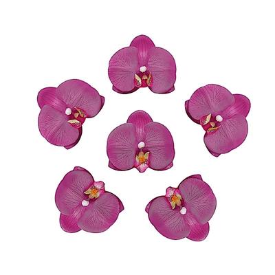 20-Pieces 4" Silk Orchid Flower Heads