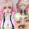 EYESHARE 1 paire de lentilles de Contact de couleur Cosplay mignonnes pour les yeux lentilles de Contact Mitsuri lentille verte lentille Anime lentille Hoshino Ai lentille d