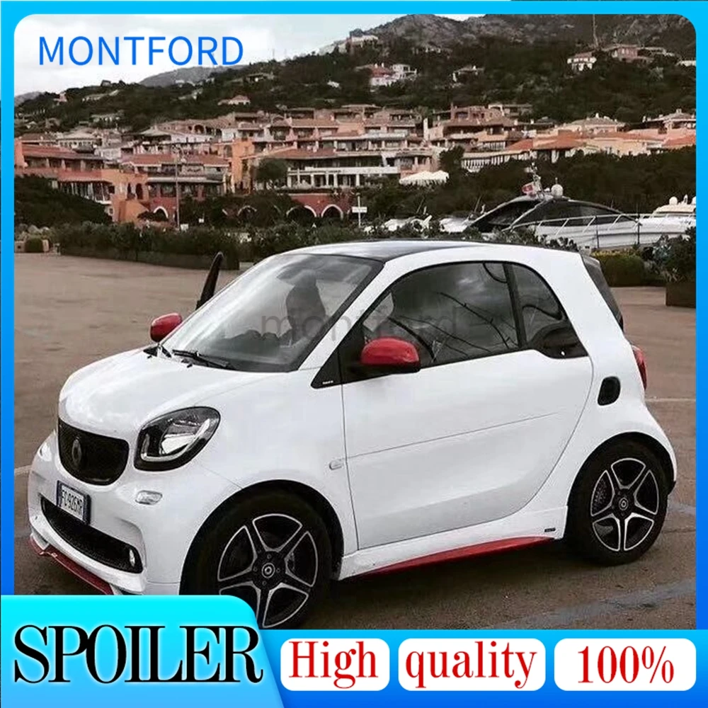 Per Benz Smart Fortwo 2 porte 453 non verniciato anteriore posteriore labbro minigonne laterali anteriore posteriore parafango Flare Body Kit Spoiler posteriore paraurti