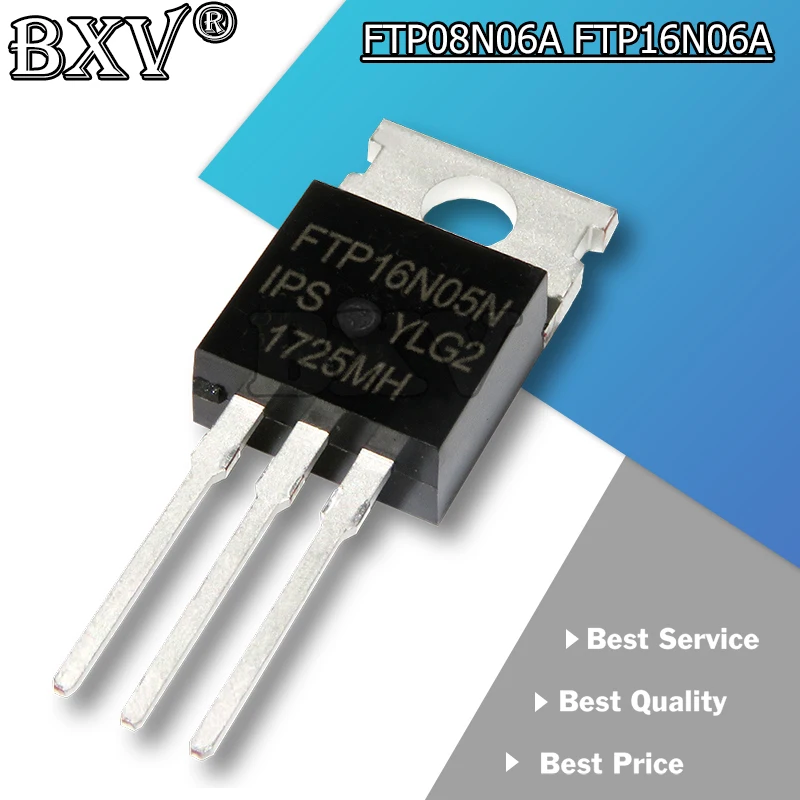 10 teile/los ftp08n06a ftp16n06a bis-220 ftp16n06 ftp08n06 Image