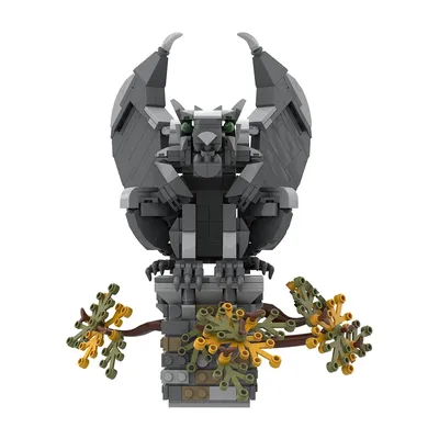 Gobricks Moc Fabelwesen v: Wasserspeier Ziegel Modell Baustein Spielzeug Geschenk Image