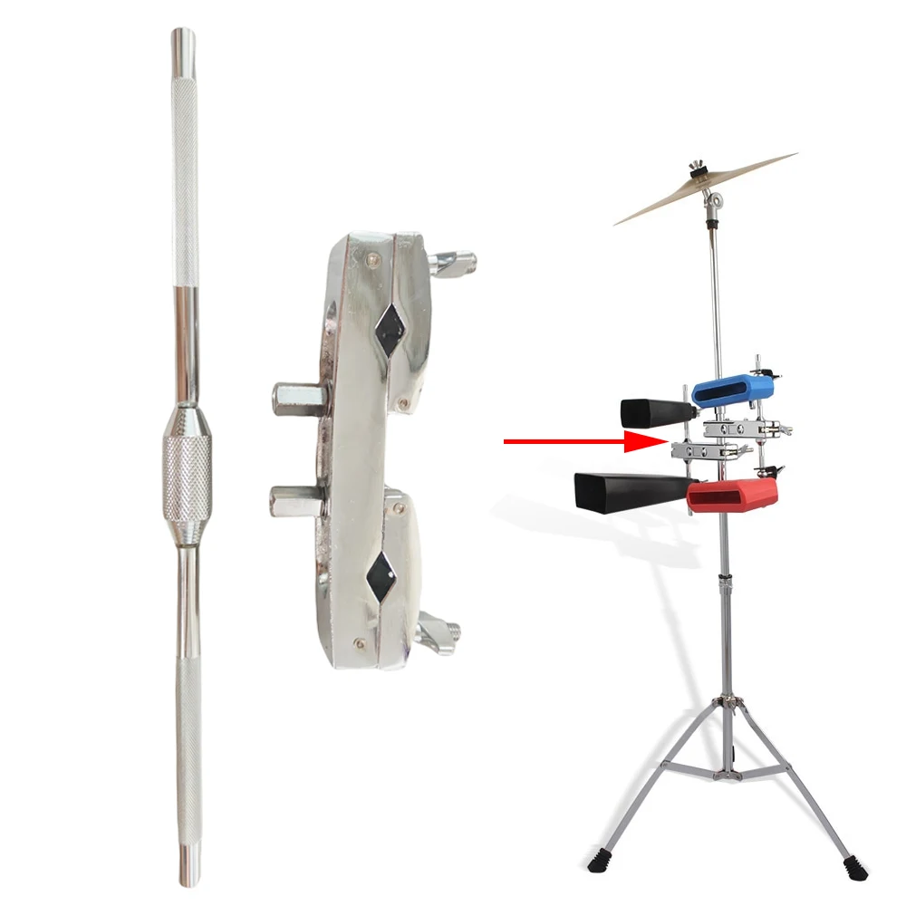 Trommel satz klemme, Tamburine-Kuhglocken halters tange, Montage klemm halterung mit Stahls tange Image