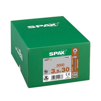 SPAX Universalschrauben Z2 Rückwandkopf WIROX 3,5 x 30 mm 3000 Stück