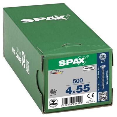 SPAX Universalschrauben Z2 Senkkopf WIROX 4 x 55 mm 500 Stück