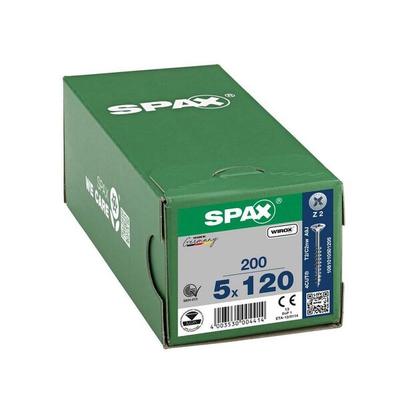 SPAX Universalschrauben Z2 Senkkopf WIROX 5 x 120 mm 200 Stück