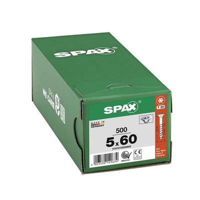 SPAX Universalschrauben T20 Senkkopf WIROX 5 x 60 mm 500 Stück