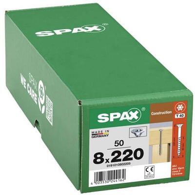 SPAX Holzbauschrauben T40 Senkkopf WIROX 8 x 220 mm 50 Stück Image