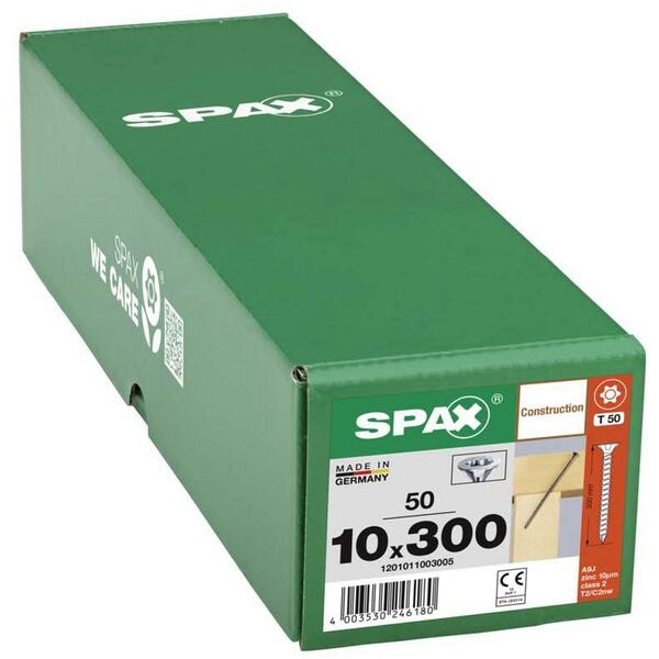SPAX Holzbauschrauben T50 Senkkopf WIROX 10 x 300 mm 50 Stück Image