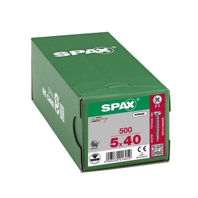 SPAX Universalschrauben Z2 Halbrundkopf WIROX 5 x 40 mm 500 Stück