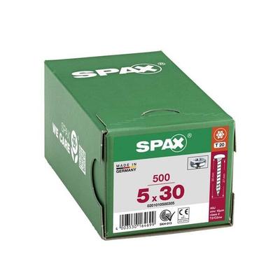 SPAX Universalschrauben T20 Halbrundkopf WIROX 5 x 30 mm 500 Stück Image