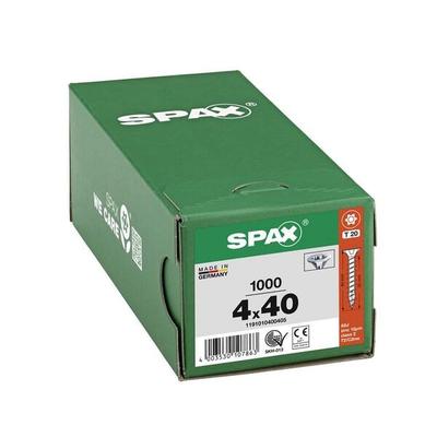SPAX Universalschrauben T20 Senkkopf WIROX 4 x 40 mm 1000 Stück Image
