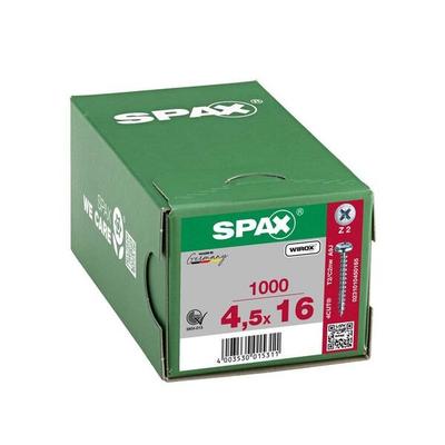 SPAX Universalschrauben Z2 Halbrundkopf WIROX 4,5 x 16 mm 1000 Stück