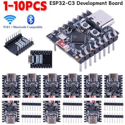 1-10PCS ESP32-C3 Development Board SuperMini WiFi Bluetooth-Compatible Board ESP32 Development Board