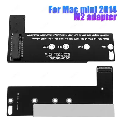 M Key NVMe M.2 SSD to for Mac Mini 2014 Late A1347 MEGEN2 MEGEM2 MEGEQ2 Riser