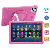Tablet 10 inch Android 7.0 Tablet for Kids 2GB RAM 32GB ROM Quad-Core Tablet with Case 1280x800 IPS Display GPS FM 5000mAh Bluetooth Dual Camera WiFi