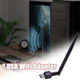 LINASHI Portable High Speed USB WiFi Adapter Network Wireless Network Adapter with Antenna